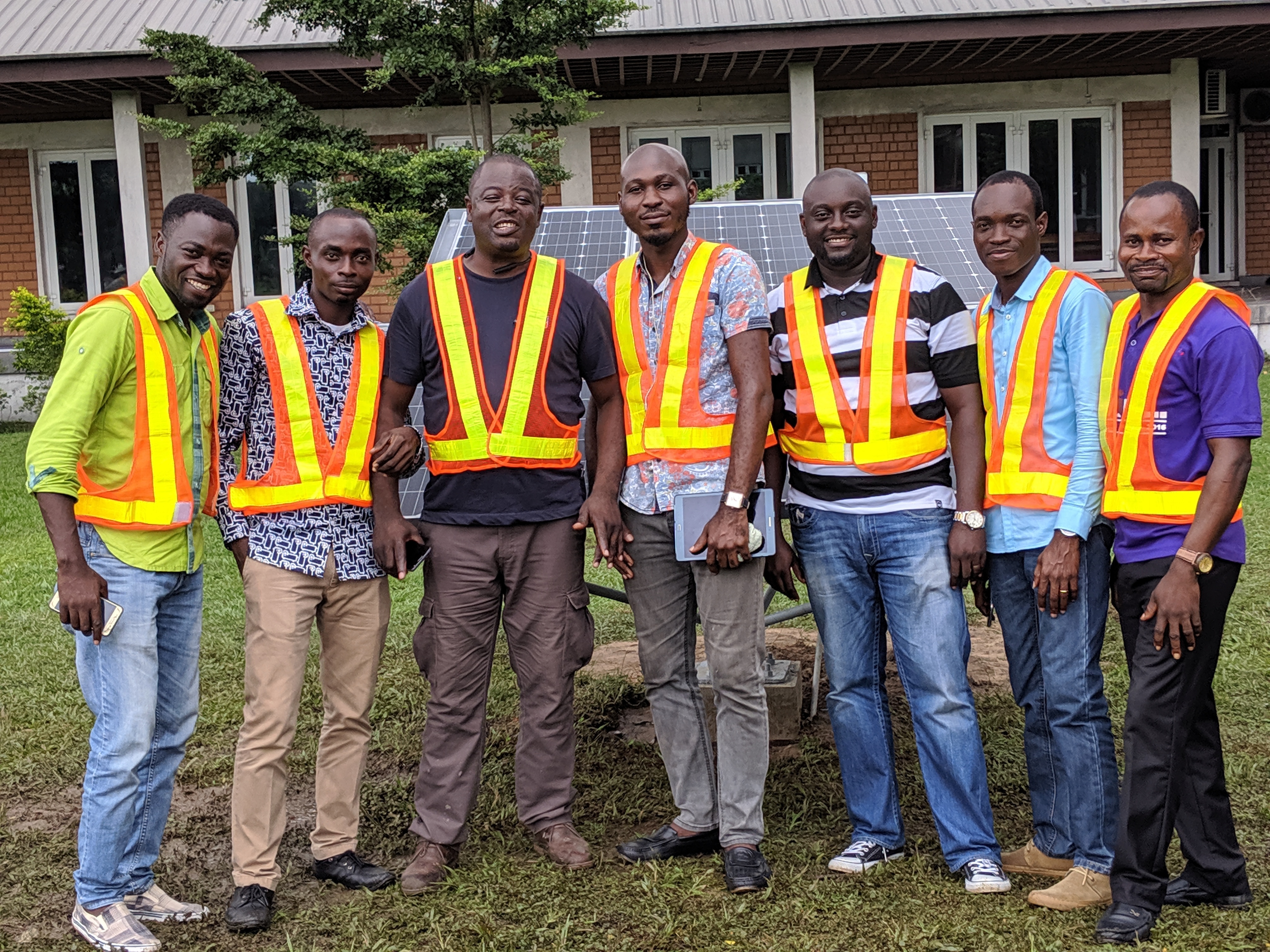 Vectis project team on site