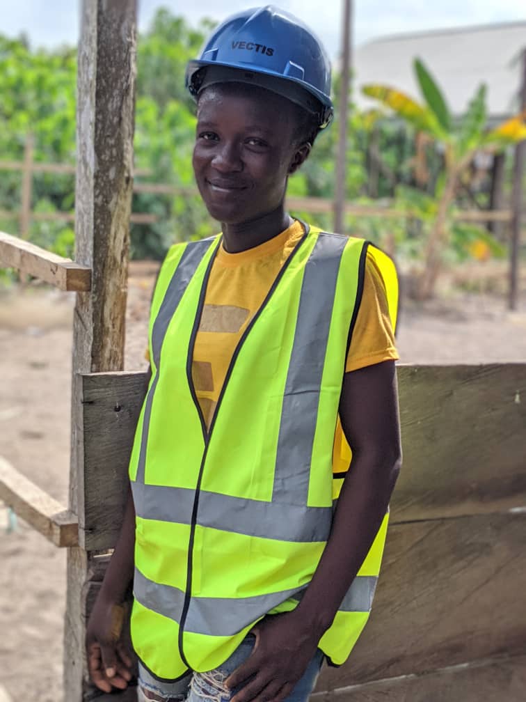 Vectis crew member in branded site PPE